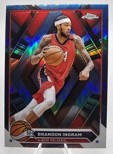 2023-24 Brandon Ingram Topps Chrome Blue Basketball Refractor #150 Pelicans - Picture 1 of 2