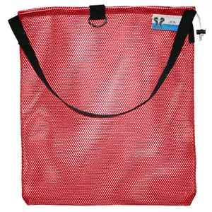 Bolso de Mano de Malla de Nylon con Cordón con Correa para el Hombro y Anillo en D, Aprox. 15x20 - Imagen 1 de 3