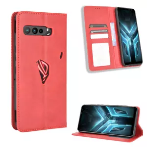 Funda protectora contra caídas para teléfono Asus ROG 3 ZS661KS abatibles cuero billetera - Imagen 1 de 12