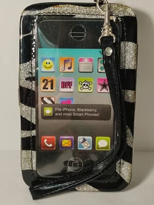 Étui/Portefeuille pour SmartPhone (Motif Paillette) Neuf avec défault mineur - Photo 1 sur 5