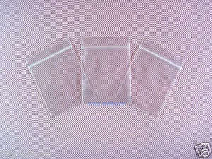 50 bolsas de plástico con cremallera transparentes de almacenamiento resellables de 3,5"" x 5""_90 x 130 mm - Imagen 1 de 12