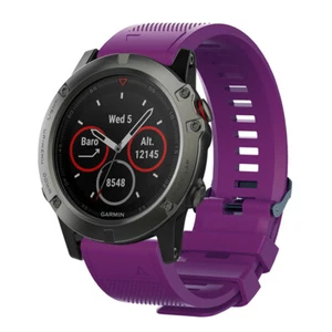 Wrist For Garmin Fenix 3 5 5S 5X Plus 6X 7 7X Band Sport Easy Fit Strap Silicone - Picture 1 of 23