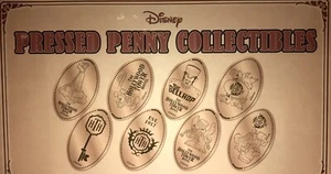 Disney World Smashed Pressed Penny 8er Set Twilight Zone Tower Of Terror Mickey - Bild 1 von 1