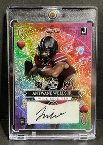 2023 Wild Card 5 Card Draw Stacked Deck Antwane Wells Jr. 1/1 Auto SD-AWA - Bild 1 von 2
