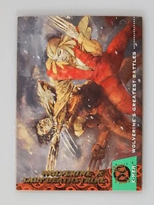 Wolverine vs Lady Deathstrike 1994 Marvel X-Men Fleer Ultra Karte #149  - Bild 1 von 2