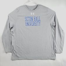 Seton Hall University Pirates Shirt Mens XL Under Armour Heatgear Long Sleeve