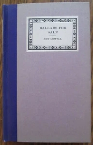"Ballads for Sale" by Amy Lowell - 1927 - Imagen 1 de 11