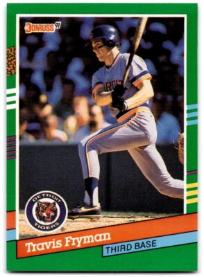 Travis Fryman 1991 Donruss #768c Detroit Tigers - Image 1 of 2
