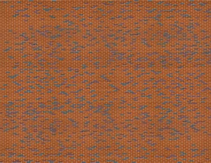 HO Scale Multicolor Brick Model Train Scenery Sheets - 5 Seamless 8.5x11 - Bild 1 von 4