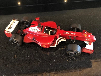 1/16 Ferrari F1 Michael Schumacher Tin Art Deco Vintage Antique finish display  - Image 1 of 4