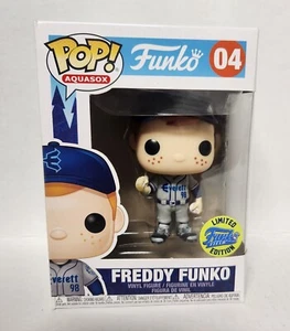 Funko Pop! AquaSox Baseball Freddy Funko 04 Everett Funko Field Exclusive - Picture 1 of 6