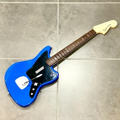 Harmonix Fender Jaguar Wireless Blue Guitar Controller For PS4 - Free Postage! - Image 1 of 2