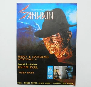 Samhain # 14 Horror Film Magazine Fanzine Freddy Krueger Leatherface - Picture 1 of 4