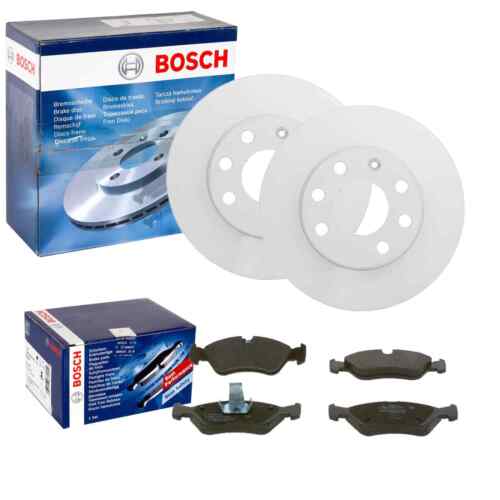 Bosch brake discs 236 mm + front pads suitable for Opel Astra F T92 Vectra A