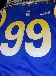 Men’s Aaron Donald Los Angeles Rams Jersey Nike Blue NFL On Field Size Medium - Bild 1 von 5