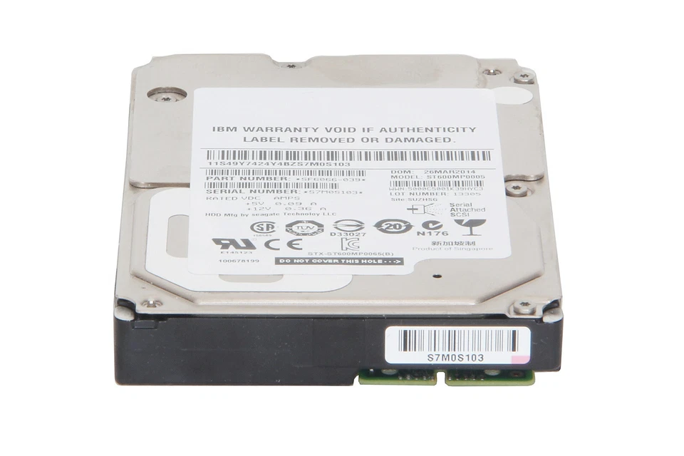 Seagate 600GB 15K 12G SAS HDD Festplatte / ST600MP0005 - Bild 1 von 1