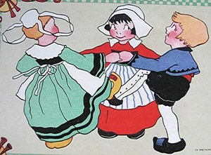 Zwei alte Kunstdrucke des französischen Kinderkünstlers M. Vanasek - Bild 1 von 12