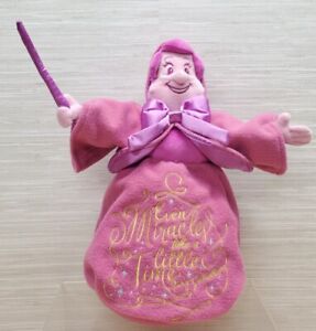 Disney Wisdom Fairy Godmother Plush Cinderella #12 December Limited Release EUC 