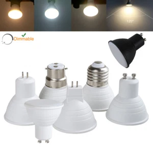 7W GU10 MR16 GU5.3 E27 B22 Dimmable 120 Degree LED Spotlight Bulbs Lamps AC 220V - Picture 1 of 18