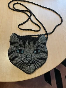 Kitty Cat Purse Handmade One of a Kind New - Picture 1 of 5
