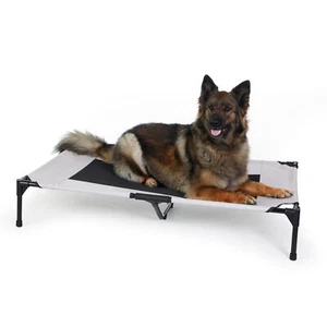 NEW Elevated Dog Bed Lounger Sleep Pet Cat Lifted Cot Hammock Indoor Outdoor - Picture 1 of 8