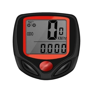 Bicycle Speedometer Mountain Bike LCD Computer Backlight Odometer Waterproof - Picture 1 of 5