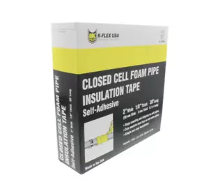 Cinta aislante de goma de espuma K-Flex R-1 1/8"" de espesor 2"" de ancho 30 ft de largo - Imagen 1 de 2