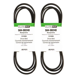 SureFit Drive Belt Husqvarna 532131006 AYP 131006 CP1842A X1442A YT160 2PK - Picture 1 of 2
