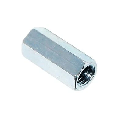 Langmutter M5 M6 M8 M10 M12 M16 Stahl Verzinkt - Sechskant Verbindungsmuffen - Bild 1 von 4