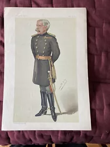 Vintage Vanity Fair Print, "Ein guter Soldat" 12. April 1884 - Bild 1 von 8