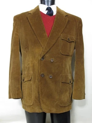 Vtg Corduroy Norfolk Shooting Hunting Jacket Sport Coat Made in Japan 46R - Image 1 of 4