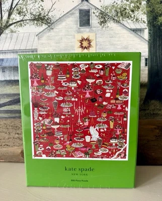 Kate Spade Holiday Table 500 Piece Puzzle - Sealed - Image 1 of 3