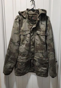 Chaqueta utilitaria con capucha aislada Quicksilver para hombre L caza militar al aire libre - Imagen 1 de 15