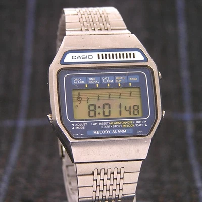 [Super Rara!] Orologio canzone musicale CASIO H111 Melody Alarm anni 80 - molto raro! - Immagine 1 di 4