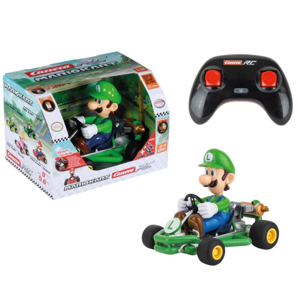 RC Luigi Mario Kart ™ Pipe Kart 2,4GHz Super Mario Auto Ferngesteuert Carrera RC - Bild 1 von 1