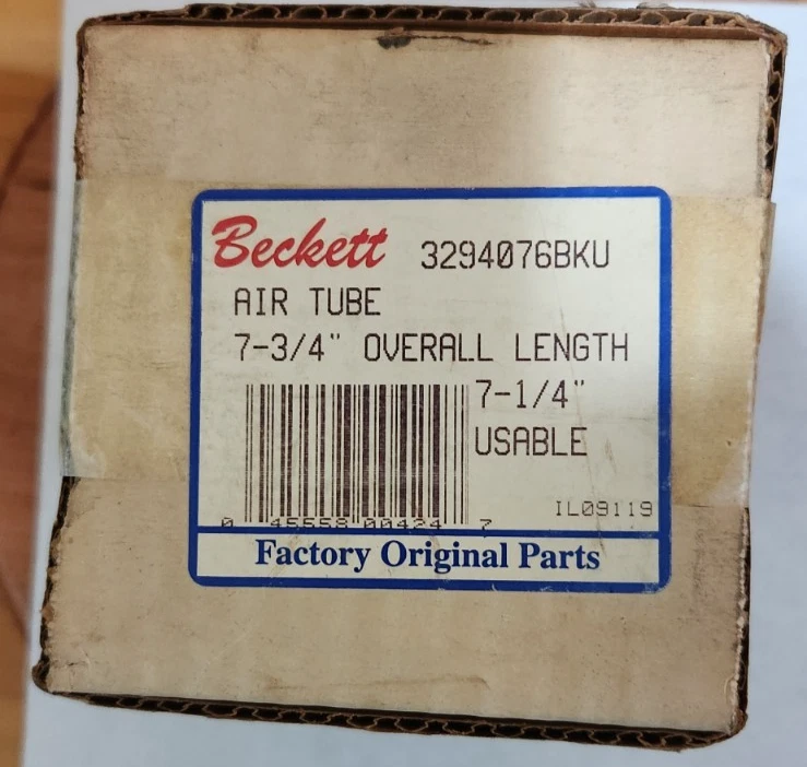 QUEMADOR DE ACEITE BECKETT AF, TUBO DE AIRE AFG SOLAMENTE ''SIN CABEZAL DE RETENCIÓN Y MONTAJE DE CAJÓN'' Foto 1 de 1