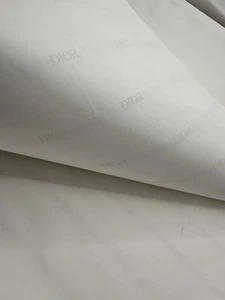 10 Sheets White DIOR Tissue Wrapping Paper ~ 20” X 75” Each ~ From Dior 2018 - Picture 1 of 3