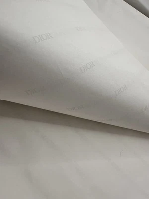 10 Sheets White DIOR Tissue Wrapping Paper ~ 20” X 75” Each ~ From Dior 2018 - Image 1 of 3