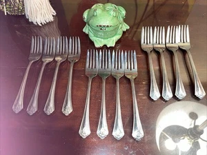 PFALTZGRAFF ATHERTON-TROUSSEAU (4) SALAD FORKS 18/0, 6 3/4" 3 Sets Available - Picture 1 of 7