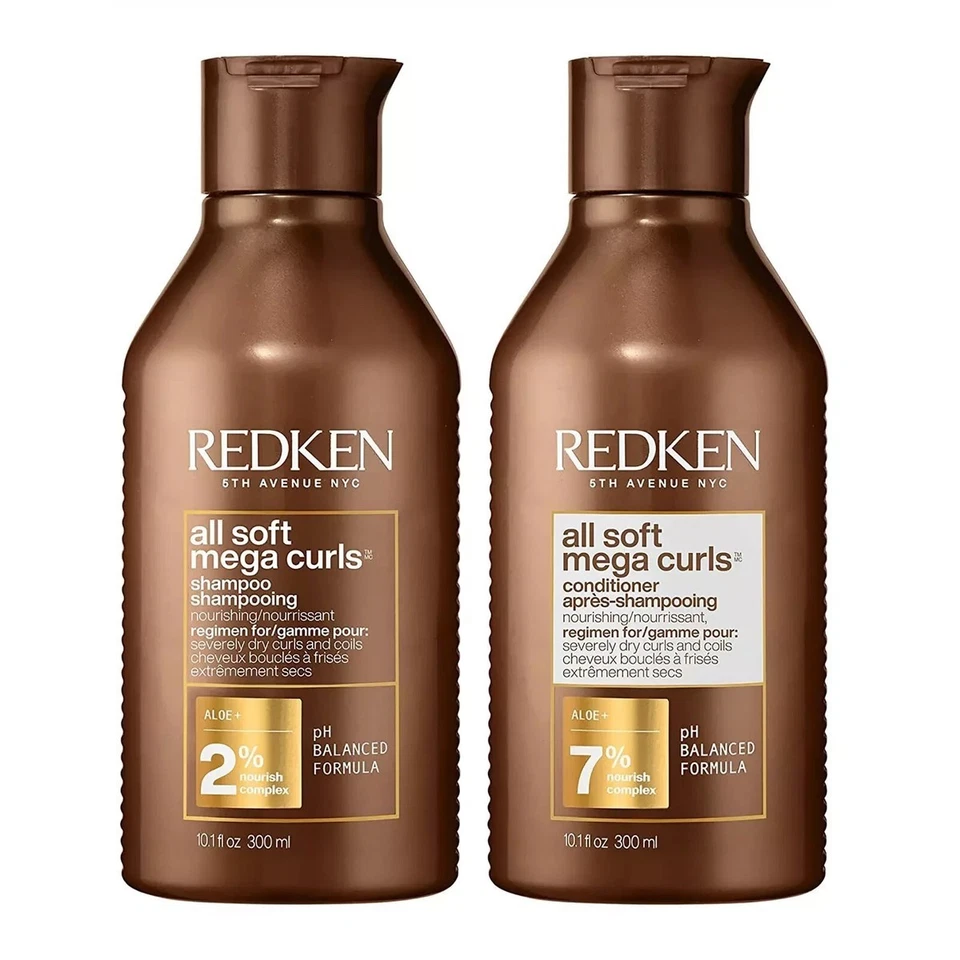 Redken All Soft MEGA Curls Shampoo & Conditioner 10.1 oz Set, Coily & Curly Hair - Image 1 of 1