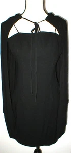 NWT New $700 Womens 42 6 Designer Italy Costume National Blouse Black Layer Cape - Picture 1 of 12