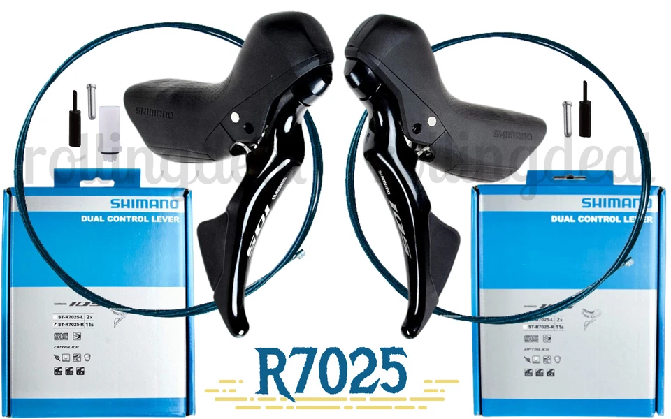 Shimano 105 ST-R7025 Shifter/Hydraulic Brake Lever Set NIB (Left+Right) - Image 1 of 1