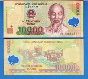 Viet Nam P-119 10,000 Dong 2019 Ho Chi Minh Polymer Uncirculated Banknote - Picture 1 of 1