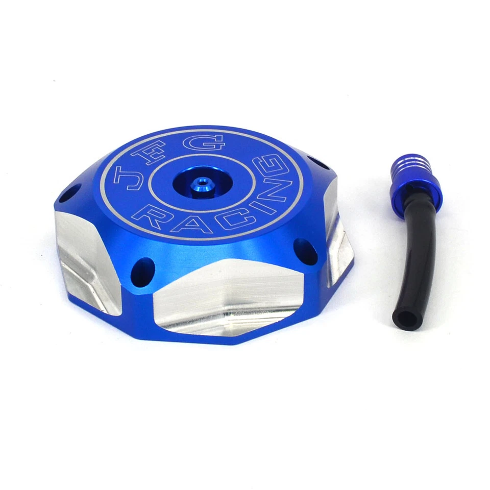 CNC Fuel Gas Fuel Tank Cap Dirt Bike For YZ250F YZ450F KX250 KLX110L KLX450R Foto 1 de 4