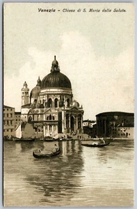 Vtg Venezia Chiesa Di S. Maria della Salute Church Venice Italy Postcard - Picture 1 of 2
