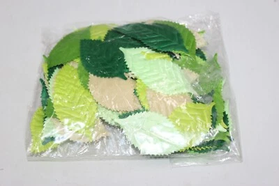 Nice Quality Green Satin Leaves for Corsage & Boutonniere 100 Pieces Floral - Image 1 of 3
