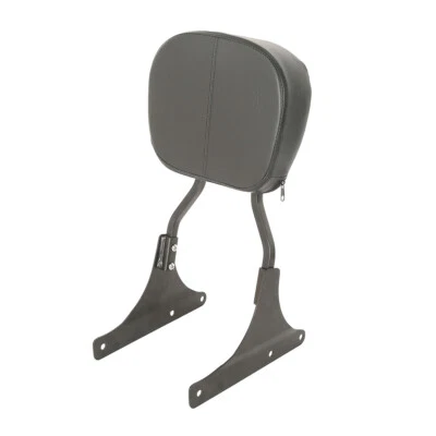 Black Low Sissy Bar Pad Fit For Harley Davidson Heritage Softail EFI FLSTI - Image 1 of 4