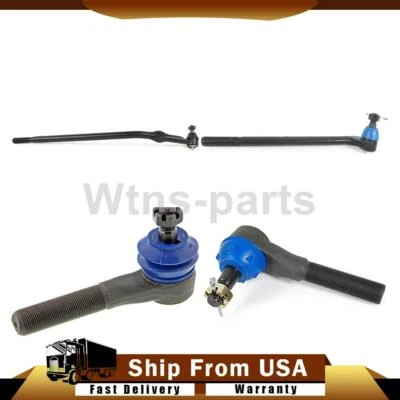 4x extremos de barra de amarre delanteros interiores exteriores para Ford Bronco II 1985-1986 2,3 L 4x4 Foto 1 de 4