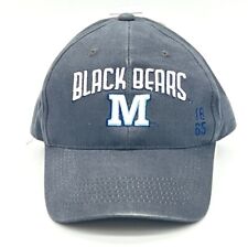 University of Maine Black Bears NCAA Gray Adjustable Strap Back Hat