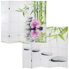 Paravento divisore doppia immagine 5 pannelli T234 200x180cm Ko Samui